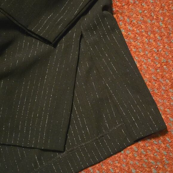 Vintage R & M Richard's Ladies pinstriped jacket/blazer black - Picture 5 of 12